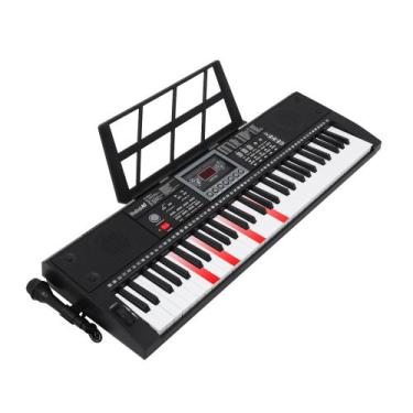 Imagem de Teclado Musical Portátil 61 Teclas Rhythmic 80 com Bluetooth
