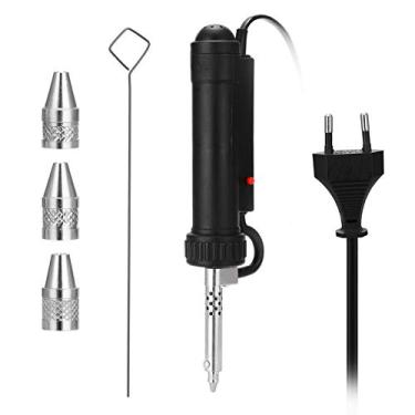 Imagem de Qudai Máquina de dessoldagem automática de solda elétrica portátil aspirador de lata de solda a vácuo remover bomba NP