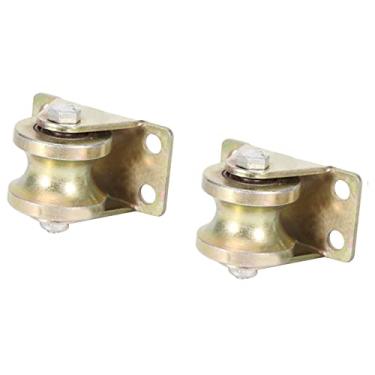 Imagem de KIMISS 2pcs 32mm U Tipo de Rolo de Correia Deslizante, Trilho de Roda de Ranhura, Carrinho Industrial e Roda de Trilha de Porta