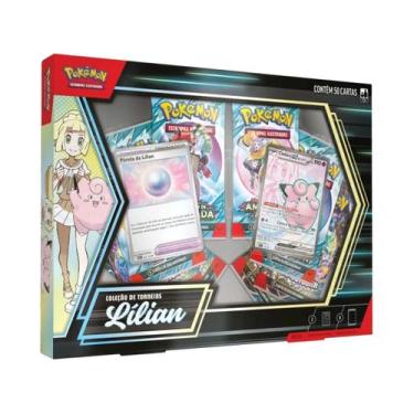 Imagem de Pokémon TCG Coleção de Torneios Lílian com 50 Cartas, 8 Boosters e Cód