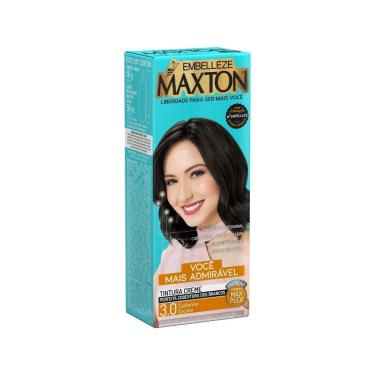 Imagem de Tintura Creme Maxton Castanho Escuro 3.0