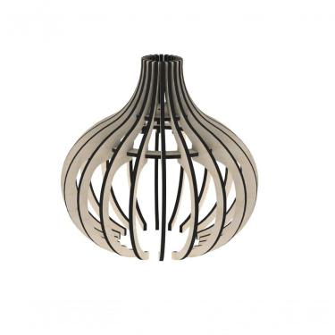 Imagem de Luminária Teto Tipo Pendente Diana Mdf - Completa Cor: Mdf Cru