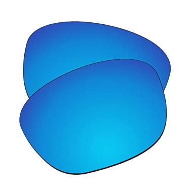Imagem de EZReplace Lentes de reposição para óculos de sol Oakley Garage Rock OO9175 (lentes polarizadas) – Serve para armação Oakley Garage Rock (azul gelo)