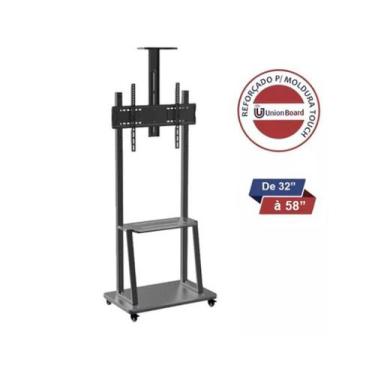 Imagem de Suporte/Rack/Pedestal Móvel Pró Unionboard C/Rodizio 32"/58"