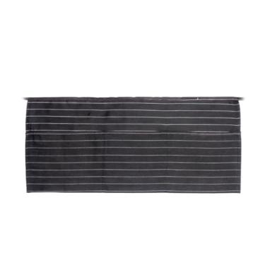 Imagem de Avental de comprimento total profissional aprovado pelo chef com três bolsos frontais | Alça ajustável e resistente à água para cozinheiros de cozinha | 30,5 cm L x 61 cm P, unissex, listra de pino