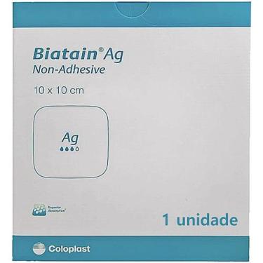 Imagem de Curativo de Espuma com Prata Biatain AG Coloplast 39622 - Não Adesivo 