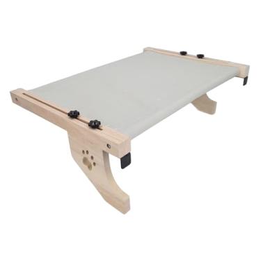 Imagem de Sluffs Cat Window Perch Sturdy Bed Side Window Sill Mount Cat Perch Easy To Assemble Bedside Perch for Indoor Cats，Easy to Adjust & Assemble