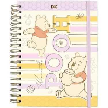 Imagem de Caderno 01X1 Capa Dura Colegial Pooh SMART com Elástico 80 Folhas - DA