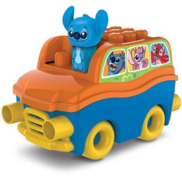 Imagem de Brinquedo para Montar STITCH VAN Blocos Mágicos com 17 Peças Coloridas