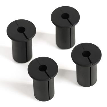Imagem de Pacote com 4 ilhós de parede de silicone de 1,9 cm compatível com Starlink, passagem de cabo impermeável, bucha de roteamento de fio dividido para uso interno e externo