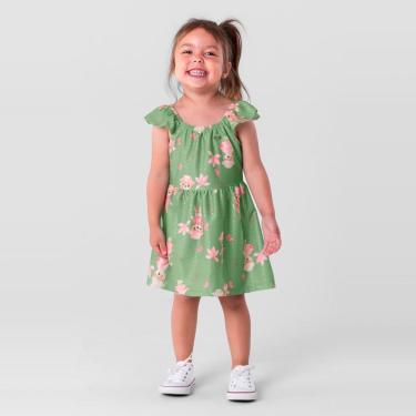 Imagem de Vestido Infantil Menina Estampado - Brandili