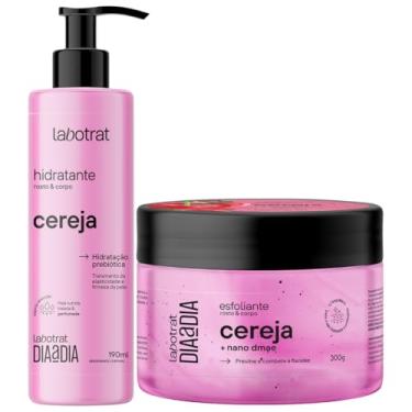 Imagem de Kit Hidratante + Esfoliante Corpo E Rosto Labotrat Dia A Dia Cheiro De Fruta Cereja 300g
