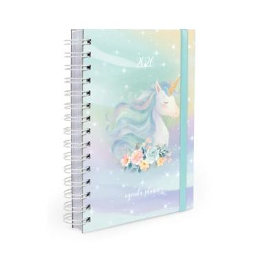 Imagem de Agenda Planner Diária 2026 Encanto Unicórnio