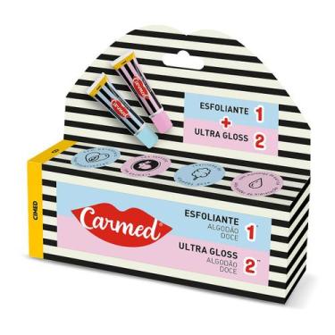 Imagem de Carmed SOS Algodão Doce Esfoliante 10g + Ultra Gloss 10g - CIMED