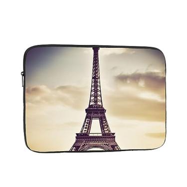 Imagem de Capa para laptop Torre Eiffel Love Paris, bolsa para laptop, capa protetora para notebook de 13 polegadas