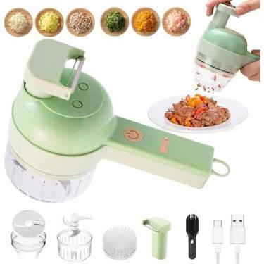 Imagem de Processador Elétrico Cortador E Fatiador Legumes Mini - Higa