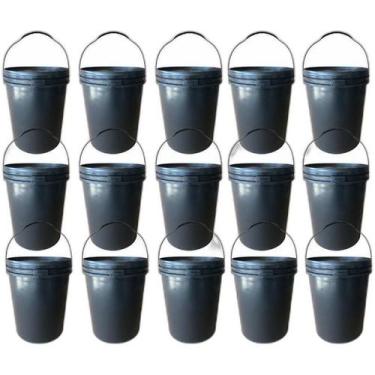 Imagem de Balde 16L Para Haste De Aterramento Com Tampa - 15 Pçs - Nastripack