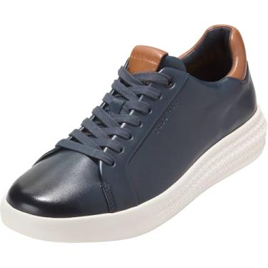 Imagem de Cole Haan Tênis masculino Grand Hurrion Cup LTT, Azul-marinho/marrom britânico, 43