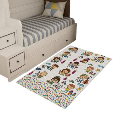 Imagem de Tapete Infantil Estampado 1,00 X65 Decorativo Antiderrapante