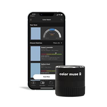 Imagem de COLOR MUSE 2 ferramentas de correspondência de cores para colorímetros, valores de cores digitais, sensor, leitor para correspondência de tinta e scanner para pintores e designers