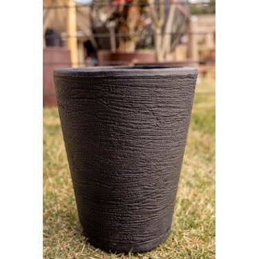 Imagem de Vaso Polietileno Ibiza Coluna Escovado Jardim Luxo Pp