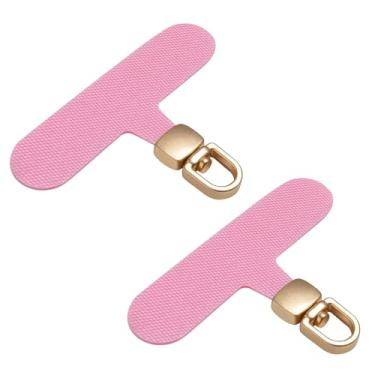 Imagem de CUEDM Aba de corda de celular para iPhone, aba de cordão de telefone, abas de corda para celular, peça de substituição de alça de telefone (ouro quadrado, K)