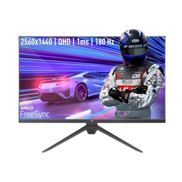Imagem de YEYIAN Monitor IPS 2K Fast IPS 2K de 27 polegadas 1440P QHD | AMD FreeSync Premium 180Hz Refresh 1ms Response | 120% sRGB 178°Angel Tilted HDR 10 G-sync | 2 portas de exibição 1.4 e 2 HDMI 2.1 e