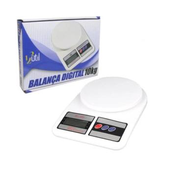 Imagem de Balança digital de precisão para Cozinha 10kg c/ pilhas UD130 - 123 Út