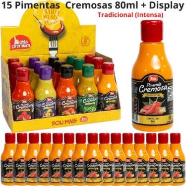 Imagem de Molho Pimenta Cremosa Brasileira Com Azeitonas e Ervas Finas Intensa D
