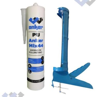 Imagem de Pu 44 Baú De Caminhão 400g Preto + Aplicador - Anker do Brasil