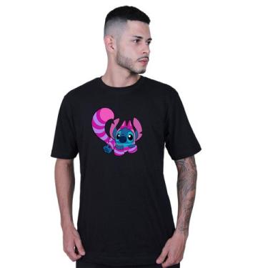 Imagem de Camiseta Unissex Lilo Stitch Raposa - Lafre, Preto, GG