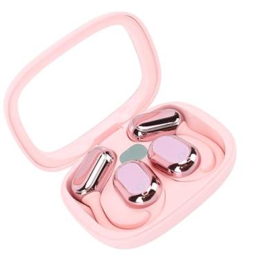 Imagem de Zopsc Bluetooth EDR AI Tradução Earbuds Tempo Real, 140 Idiomas Tradutor Earhook Earbuds Headphones Com Estojo De Carregamento, Cancelamento De Ruído, 3 Modos De Tradução (Róseo)