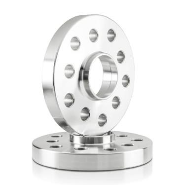 Imagem de Customadeonly 2 peças de espaçadores de roda centralizados de cubo de 25 mm padrão de parafuso 5x112 furo central 57,1 14x1,5 pinos