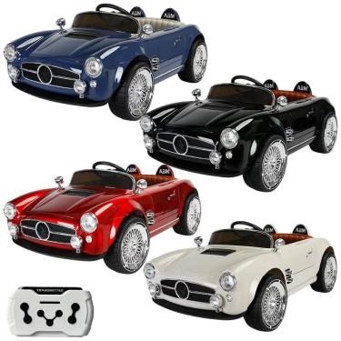 Imagem de Mini Carro Elétrico Retrô 12V Controle Remoto Infantil Rico em Detalhes Importway Bw-321 Motorizado