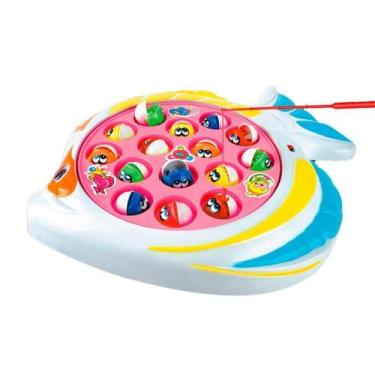 Imagem de Brinquedo Jogo De Pescar Infantil Rosa - Fenix - FÊNIX