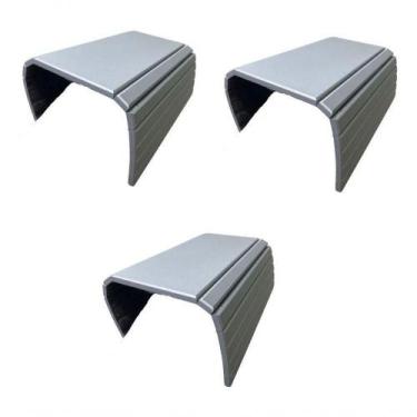 Imagem de Kit 03un Esteiras Reta Flexível Para Braço Sofá Cinza - MA SORPREZO