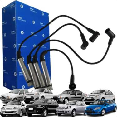 Imagem de Jogo Cabos De Vela Ford Fiesta Focus Courier Ecosport 1.0 1.6 8v  - De