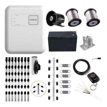 Imagem de Kit Cerca Elétrica Industrial Intelbras Completo para 80 Metros com Ce