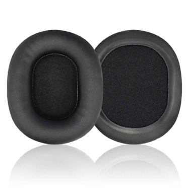Imagem de HAOMUK Almofadas De Reposição Para Fones Ouvido Audio Technica Ath M50X M50Xbt M50Rd M40X M30X M20X Msr7 Sx1, Ouvido, Protetores Auriculares E Copo (Preto)