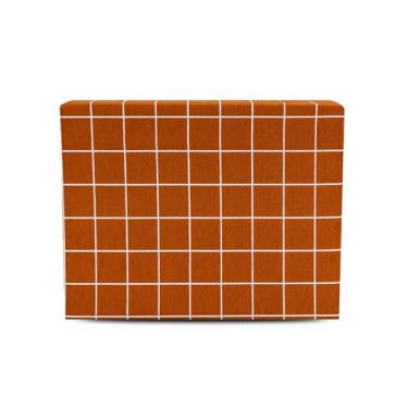Imagem de Lençol Solteiro Avulso de Cima Estampado Percal 180 Fios (GEOMÉTRICO TERRACOTA)