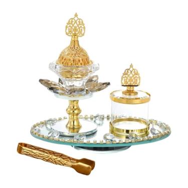 Imagem de Ioensy Coleção de Queimadores de Incenso Árabes, Ornamento de Mesa para Casamento, Escritório E Casa
