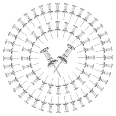 Imagem de 300 peças, tachinhas, cabeça de plástico transparente,