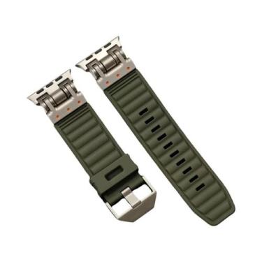 Imagem de Pulseira De Silicone Macia Para Apple Watch Ultra 2 49mm 45mm 44mm 42m