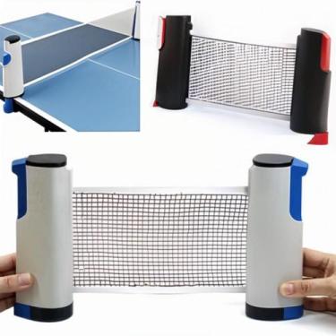 Imagem de Rede Ping Pong Retratil Tenis Mesa Ate 1,65M Universal - Alecrim