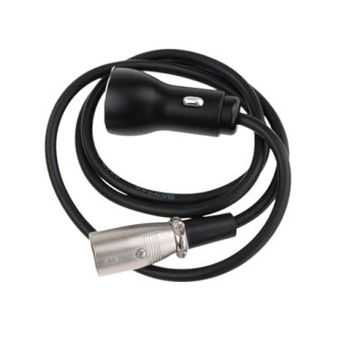 Imagem de Kokiya Adaptador de carregamento XLR de 3 pinos para USB, conversor multifuncional, universal, plugue de conversão de carregamento para veículos elétricos, com Display de Voltagem