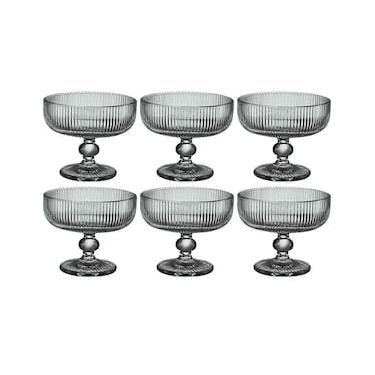 Imagem de Conjunto de Taças para Sobremesa L`hermitage Cameratta em Vidro 310ml - 6 Peças