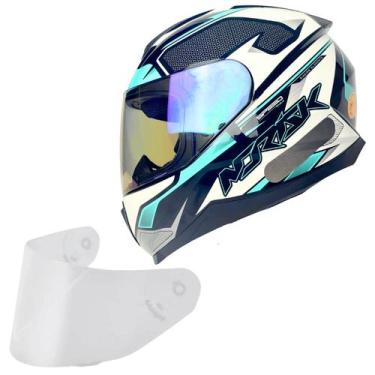 Imagem de Capacete Norisk Razor Speedmax Verde Viseira Camaleao Light, PRETO VER