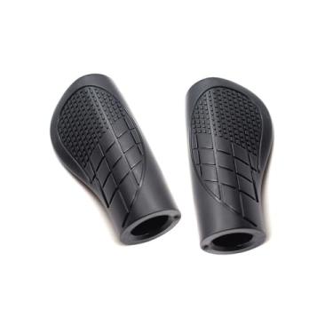Imagem de Snmzlc Punhos ergonômicos para guidão de bicicleta, comprimento 100 mm/3,94 pol., para BMX, montanha, MTB, cruzador de praia, scooter, bicicleta dobrável, macia e confortável, antiderrapante US347