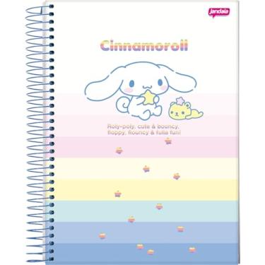 Imagem de Jandaia - Caderno Espiral Universitário CD 10 Matérias 160 Fls Cinnamonroll Arco Íris FSC