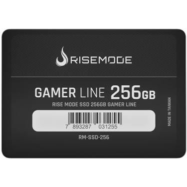 Imagem de SSD Rise Mode Gamer Z Series 256GB SATA 2.5”, Velocidade 535MB/s Leitura e 435MB/s Gravação, Desempenho para Jogos e PC – RM-SSD-256